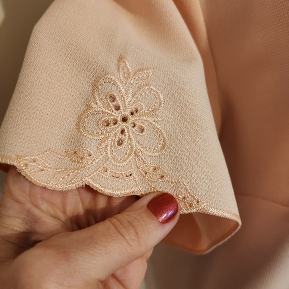 Alfred Dunner Peach Shirt Size 18W - Picture 5 of 10